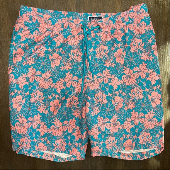 Club Room floral swim trunks with mesh liner size XL - Picture 1 of 4
